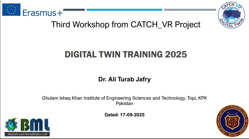 Dr Ali Turab Jafry - Digital Twin Training Intro