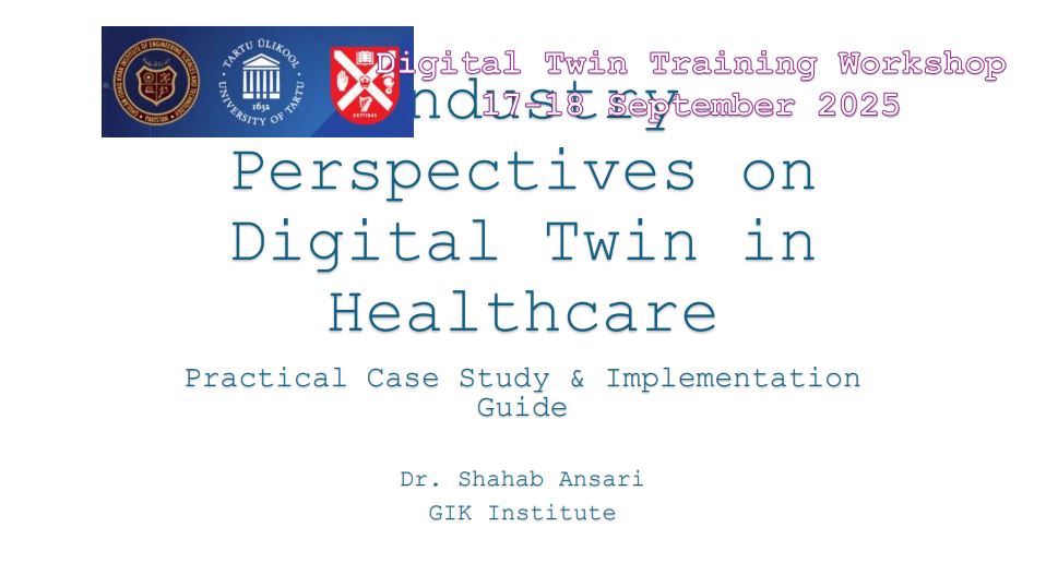 Industry Perspectives on Digital Twin in Healthcare New